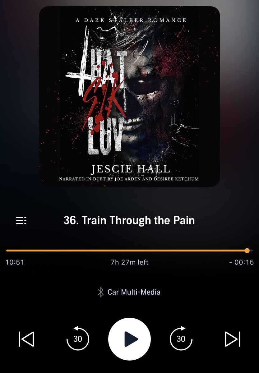 I finished listening to Ch.36 of TSL & cried while on my way to work. He’s a man that’s broken, she’s a woman that’s breaking. The performances of @TheRealJoeArden & @DesireeKetchum in this masterpiece written by Jescie Hall, are EVERYTHING & I’m left feeling broken yet hopeful.
