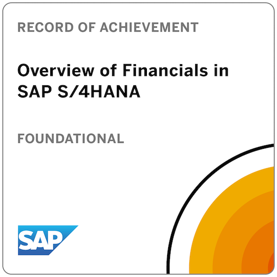 predeanalyst's tweet image. 🏆📚🎉 Excited to share my latest achievement - Certified in Overview of Financials in SAP S/4HANA! 🌟🎓 #SAPCertification #FinancialsExpert #S4HANA #AchievementUnlocked 🔥💼🚀 Let's connect and discuss financial insights! 🤝 #LinkedInLearning #ContinuousLearning 📊💹📈