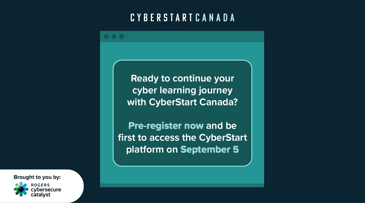 CyberStart Canada tweet media