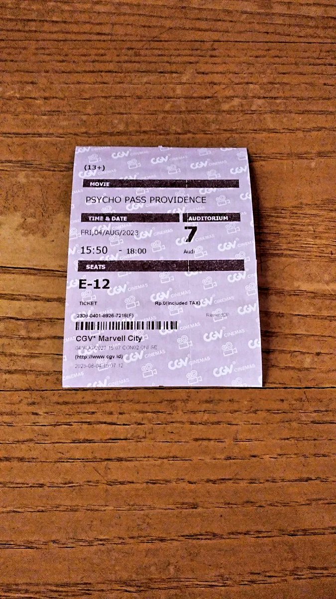 erickokho's tweet photo. Psycho Pass Providence @CGV_ID https://t.co/wXSnIIDSXT