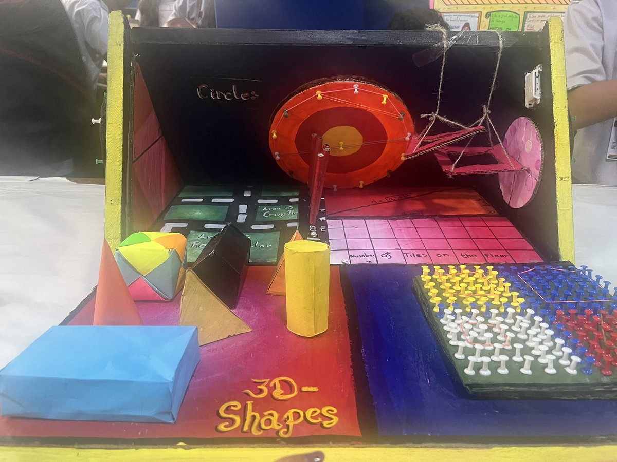 seepsethi's tweet photo. 📐🔢 The future of Math education unveiled! 🚀 VIII class students showcase their Mobile Maths Lab at @BBPSMV Exhibition.This space-saving wonder brings Math concepts to life with number lines, geo boards, and 3D shapes! #Mathslab #AnnualExhibition @BBPSMV @vividh87 @cbseindia29 https://t.co/Oz29CvrAwB