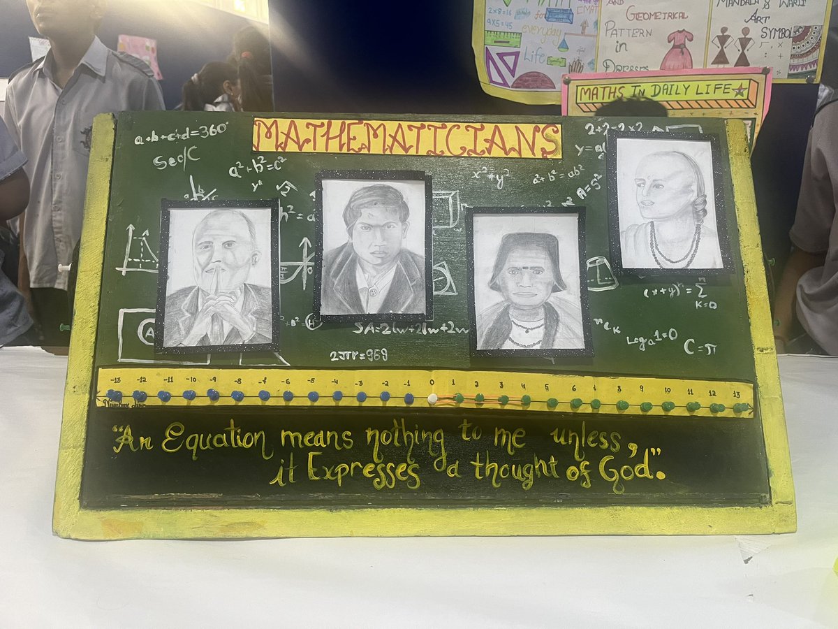 seepsethi's tweet photo. 📐🔢 The future of Math education unveiled! 🚀 VIII class students showcase their Mobile Maths Lab at @BBPSMV Exhibition.This space-saving wonder brings Math concepts to life with number lines, geo boards, and 3D shapes! #Mathslab #AnnualExhibition @BBPSMV @vividh87 @cbseindia29 https://t.co/Oz29CvrAwB