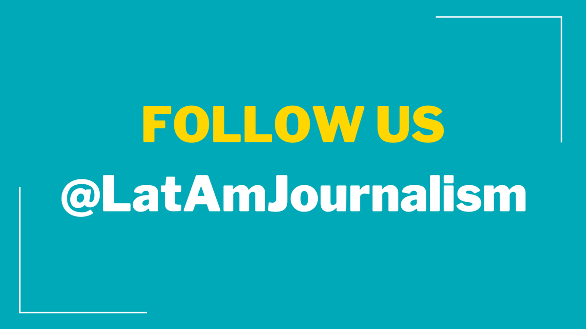 👋🏽Hi there! A reminder that we moved over to <a href="/LatAmJournalism/">LatAm Journalism Review</a> and this account is no longer active. Follow the new account for news about journalism and press freedom in Latin America and the Caribbean! Can't wait to see you!