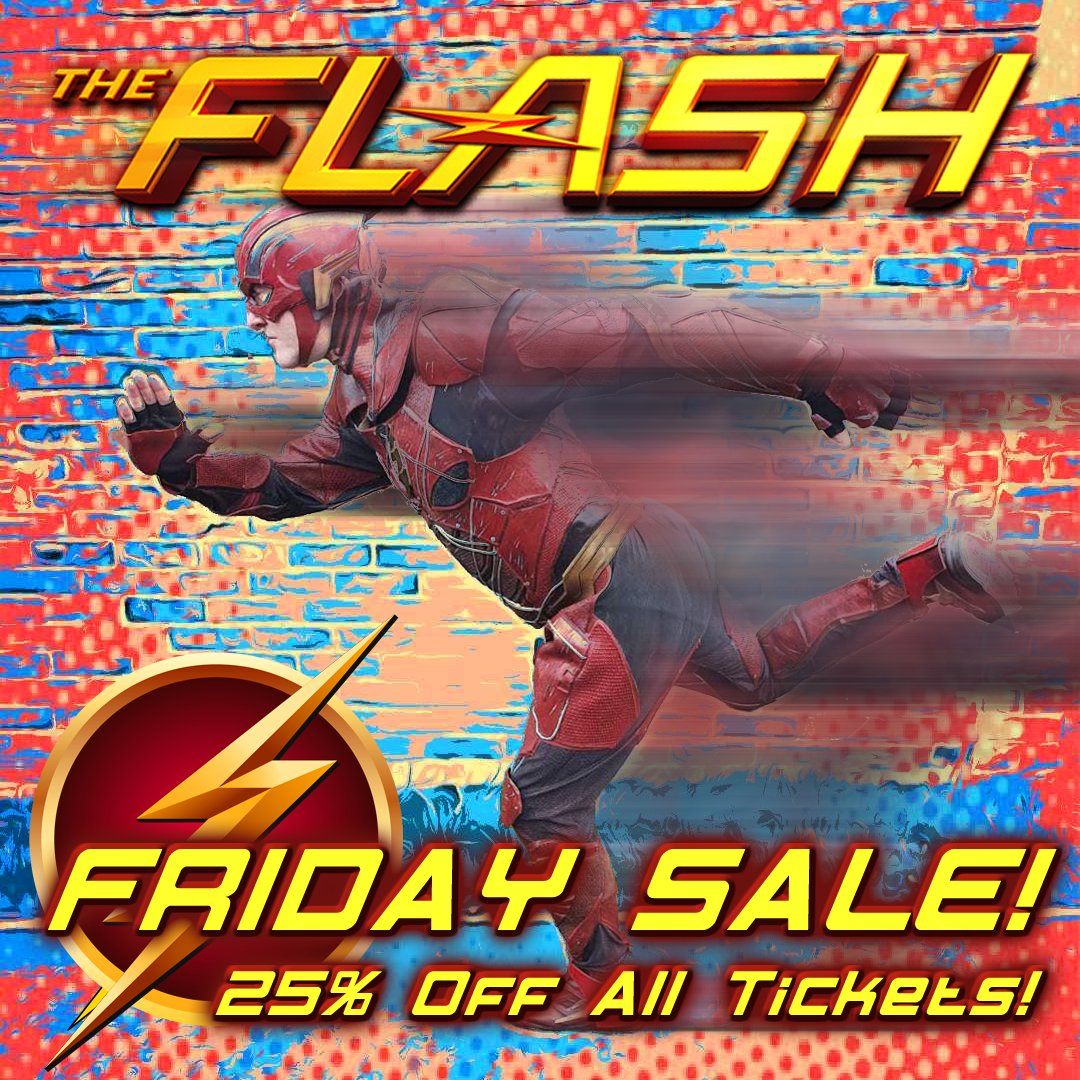 downrail's tweet photo. ⚡️FRIDAY FLASH SALE ALERT-25% OFF SUPERTRAIN TICKETS ⚡️
HOLY SUPERTRAIN, BATMAN! Calling all citizens of Gotham and beyond, we're offering a FLASHtastic deal! Get a dazzling 25% off on all #SuperTrain tickets for this weekend only!
https://t.co/wOK87VktSO
#TheFlash @nmdcouncil https://t.co/cCYWVQ3WzD