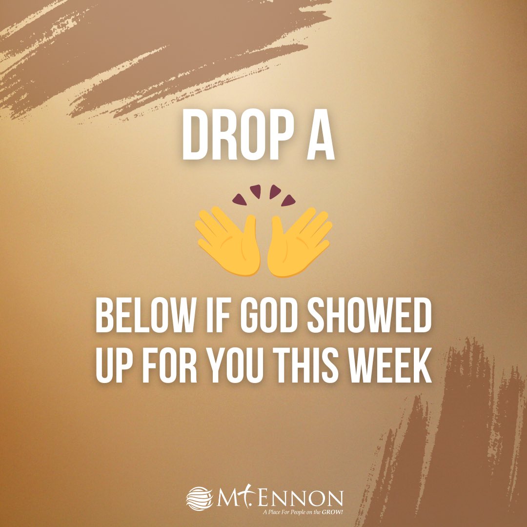 mtennonbaptist's tweet photo. Comment โ๐โ
Sometimes when weโre in the thick of a storm, it can be difficult to remember and acknowledge how God has showed up for us!
Sit in gratitude and comfort knowing that we have a God that DOES ๐
#HappyFriday #Motivation #GodDoes #GodDid https://t.co/JoN2FKNIpT