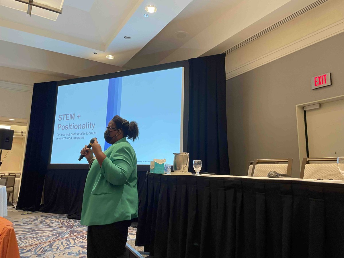 STEMPushNetwork's tweet photo. Students and educators can co-create equitable shared language through understanding identity and position #INCLUDESConvening @NSFINCLUDESHub https://t.co/pRmF7GjYrA