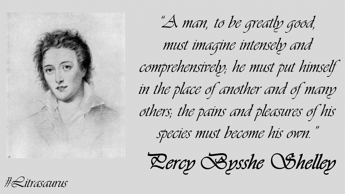 LitraQuest's tweet photo. #BornOnThisDay 1792

Percy Bysshe Shelley

One of the finest poets in the English language

It is so important to develop #empathy and #imagination in the young

We do by sharing #children's #poems and #stories
https://t.co/OVLiYMj13u

#Shelley #Poetry #Romanticism

#LITRASAURUS https://t.co/NzIcTUG0LC
