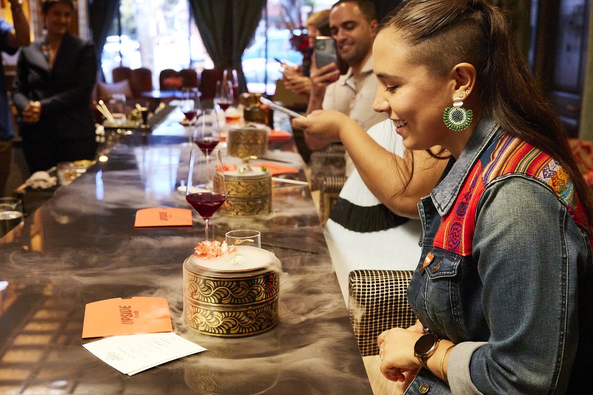 UPSIDEfoods's tweet photo. Set your reminders for 12 pm PT on August 11th to get your tickets for the September UPSIDE Chicken dinner @barcrenn! 
#UPSIDEFoods #BarCrenn #CultivatedMeat #FutureofMeat https://t.co/4Gq8LRpxmd