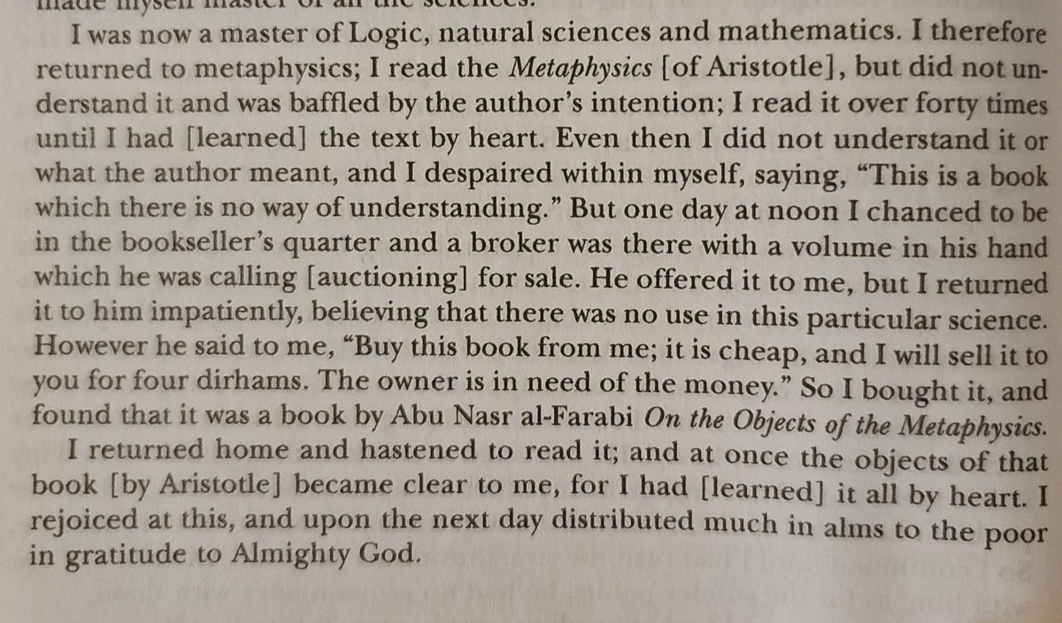 I would like to let everyone know that even Avicenna struggled with Aristotle. #medievaltwitter
