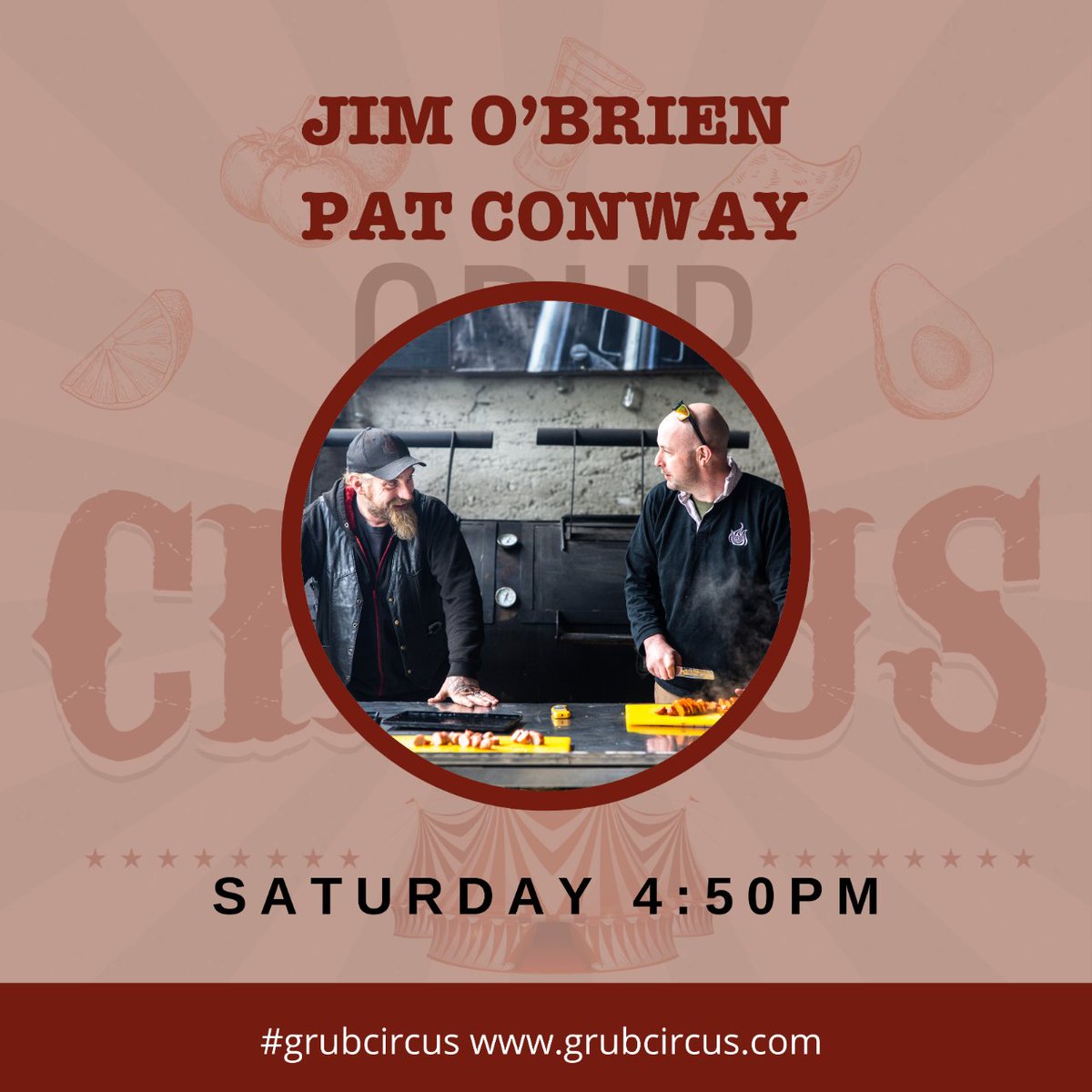 My mouth is watering just thinking about this one 🤤

See full schedule in bio or at grubcircus.com 

#GrubCircus #foodfest <a href="/ATN23/">PearOrchard Breed</a> #AllTogetherNow

<a href="/andynoonan/">Andy Noonan</a> <a href="/SmokinSoulBBQ/">Smokin' Soul - BBQ Builders, Educators & Cooks</a> <a href="/elliekisyombe1/">Ellie Kisyombe</a>