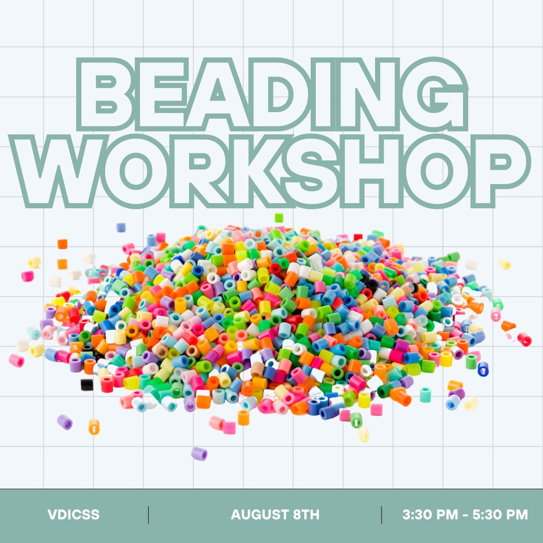 vernoniss's tweet photo. There's one more beading workshop session on August 8th! Don't miss out - register here: https://t.co/VM5rIJJRow https://t.co/ahkyJOfaSW