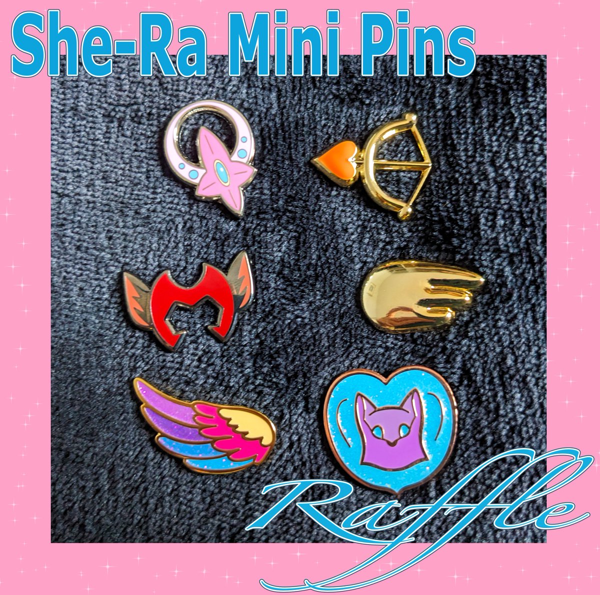 EmileeDoodles's tweet photo. SHE-RA MINI PINS RAFFLE 🌈

Fancy being the first to get either Catradora, Glimbow or Magical companions mini pins? Enter this raffle for a chance! Info in slide 🫶

Good luck! https://t.co/oh1OkZgQ70