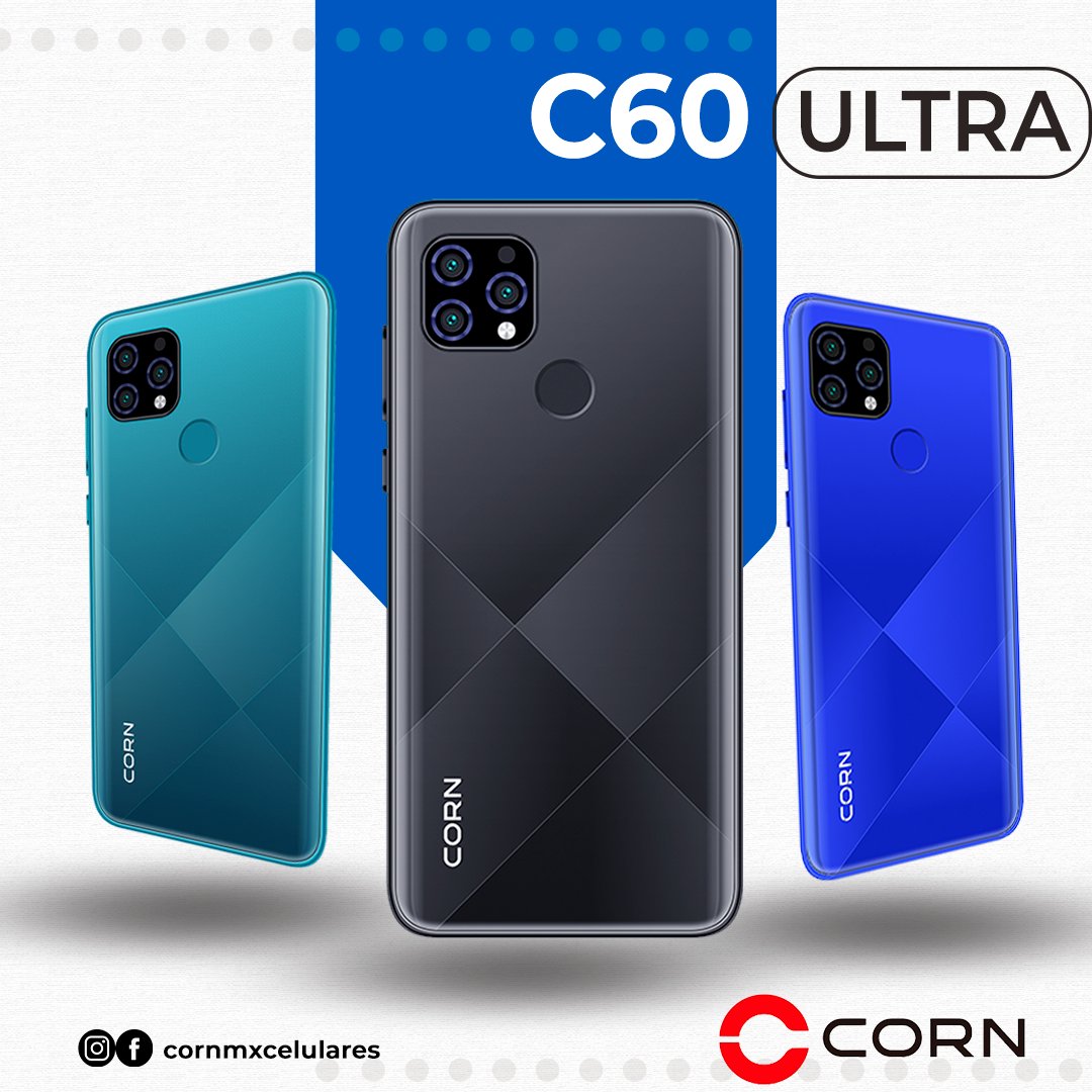 cornmxcelulares's tweet photo. Conoce el C60 ULTRA de la marca #Corn
Más info https://t.co/m20w60x4aZ
#celulares #cornmx #mexcio #smartphone #comunicacion #tecnologico #tecnologia #azul #blue #black #chiapas #mx #col https://t.co/fQ1qOtww1i