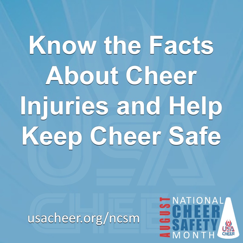 usacheer's tweet photo. High school injury rates are consistently on the lower end of nationwide studies. Catastrophic injuries have dropped since 2010 to nearly 0! Celebrate & recognize the efforts that continue to help cheer a safe activity! https://t.co/EjIc5gVdxq #cheersafety #cheersafe https://t.co/Cr6zL0EcUS