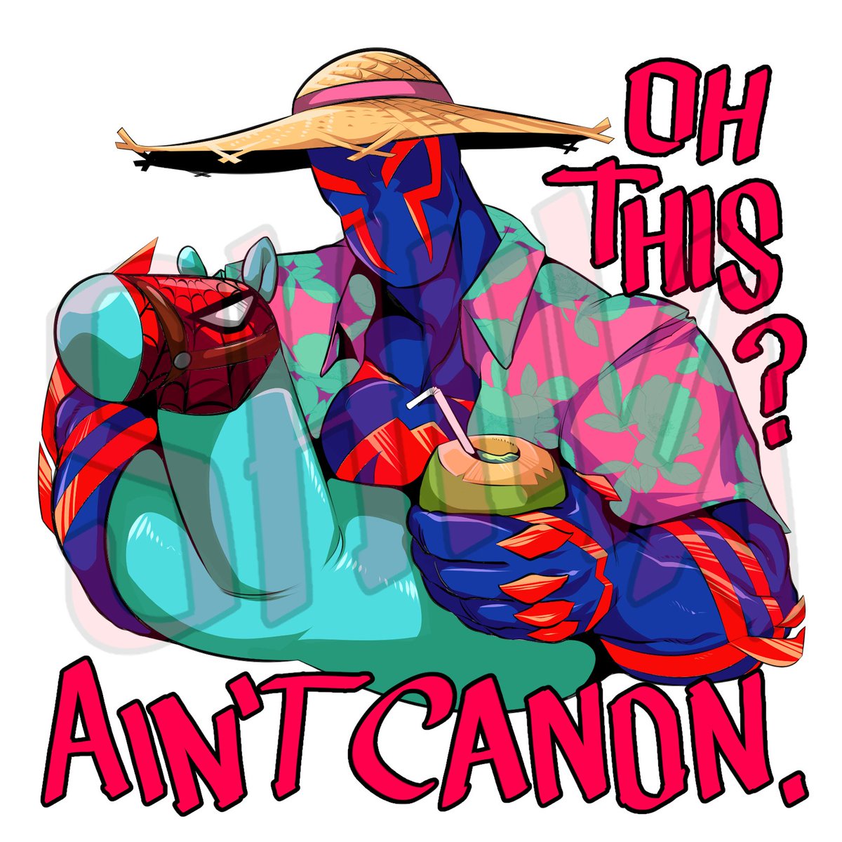 Shiiva_VT's tweet image. This another sticker i made! Fuckin' loved Spiderman 2099 #AcrossTheSpiderVerse  #MiguelOHara