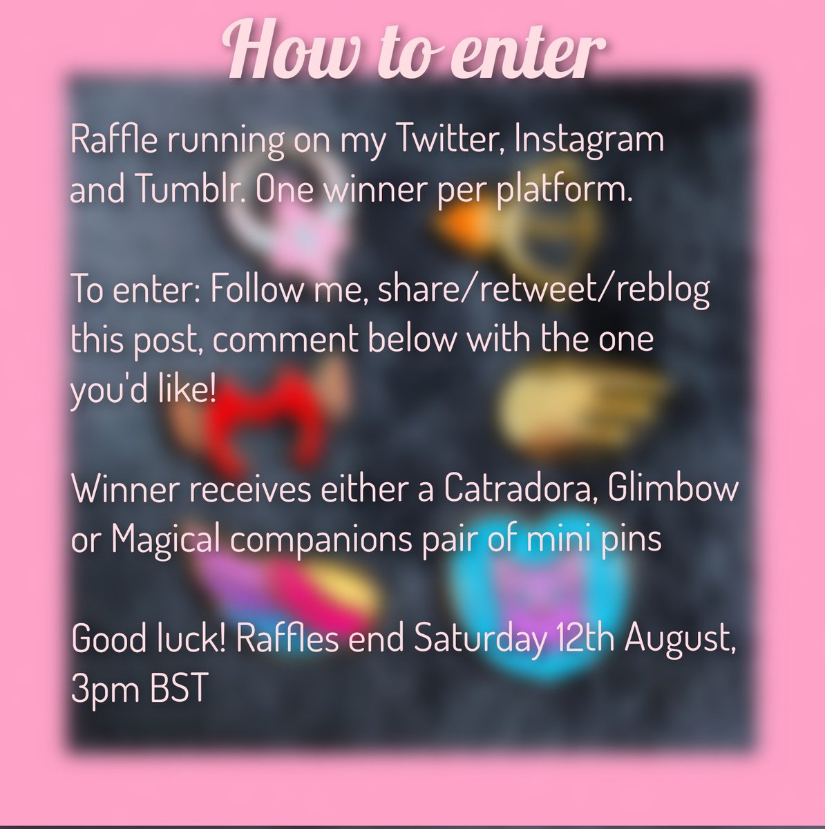 EmileeDoodles's tweet photo. SHE-RA MINI PINS RAFFLE 🌈

Fancy being the first to get either Catradora, Glimbow or Magical companions mini pins? Enter this raffle for a chance! Info in slide 🫶

Good luck! https://t.co/oh1OkZgQ70