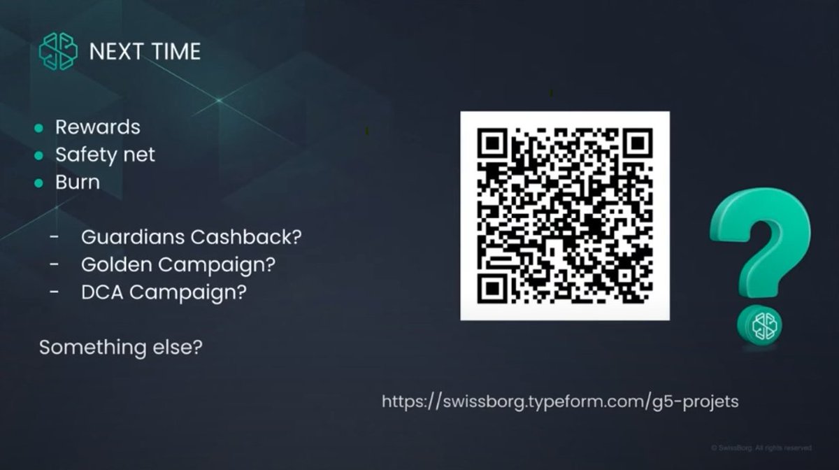 nicokonut's tweet photo. #SwissBorg Gardiens du CHSB 🛡️ #04 (🇫🇷 recap) - 04.08.2023
#WeAreSwissBorg $CHSB $BORG $BTC $ETH
⚠️ Les informations résumées ci-dessous sont non-exhaustives, ont été réalisées selon ma compréhension, comportent donc peut-être des incohérences, et ne constituent en aucun cas un conseil en investissement. Référez-vous toujours aux sources officielles de SwissBorg et faites vos propres recherches.
🟢 Statistiques
- 7334 réponses; 6113 utilisateurs uniques; snapshot le 31.07 à 16:17 CEST
- 170 utilisateurs sans opinion; 4475 utilisateurs éligibles
- 54.3% francophones; 33.9% anglais; 11.8% allemands
- Limitations : 241 utilisateurs standard; 1468 utilisateurs avec moins de 250 CHSB; 0 utilisateurs non-trouvés
🟢 Changements
Allocation P&C : jusqu'ici 20% des revenus étaient alloués de manière constante au P&C, ce qui n'est pas viable dans une situation de marché baissier. Désormais l'allocation sera dépendante de la situation financière de SB / du Community Index (moins d'allocation quand l'entreprise est en perte, et davantage d'allocation quand l'entreprise est en profit).
🟢 Résultats : Rewards
- 26.73% (176'404.92 CHSB)
- Calcul du pouvoir de vote = Boost Premium * nombre de CHSB lors du snapshot.
- Calcul des récompenses = Pouvoir de vote * taux de récompense (0.000828).
- Pour la prochaine édition, le Hero Score devrait avoir une influence sur le calcul.
🟢 Résultats : Safety Net
- 26.44% (174'476.72 CHSB)
- Statut du Safety Net total : 653'683 CHSB
🟢 Résultats : Burn
- Burn : 34.94% (230'572.11 CHSB); 150'000 CHSB ont été Burn.
- Extra Burn (proposition n°4) : 11.90% (78'546.25 CHSB)
- Reste 321'938.96 CHSB dans le "Burn Pool"
🟢 Prochaine édition
Pour la prochaine édition, les 3 options habituelles seront disponible : Rewards, Safety Net, Burn. Pour la 4ème option, vous pouvez soumettre vos propositions ici : https://t.co/aQb20QhXwZ. Quelques propositions évoquées : Cashback pour Gardiens, Campagne "Golden", Campagne "DCA".
Dates clés pour la prochaine édition :
- 04.08 -> 15.08 : Typeform pour la 4ème proposition du vote #5.
- 20.08 : Choix n°4 par les modérateurs
- 21.08 : Ouverture de la session (email + notification in-app, avec lien personnel sans avoir à donner un ID ou un email)
- 03.09 : Clôture des enregistrements
- Semaine suivante : Snapshot et résultats
🟢 Article du blog
Benji et Dany ont écrit un article complet sur l'état actuel du pool P&C, le financement du programme P&C, la révision du Community Index, le pouvoir d'initiative par la communauté, le calcul du pouvoir de vote, et les critères d'éligibilité aux récompenses des Gardiens. Vous pouvez retrouver l'article sur le blog : https://t.co/Avh6IadMQQ