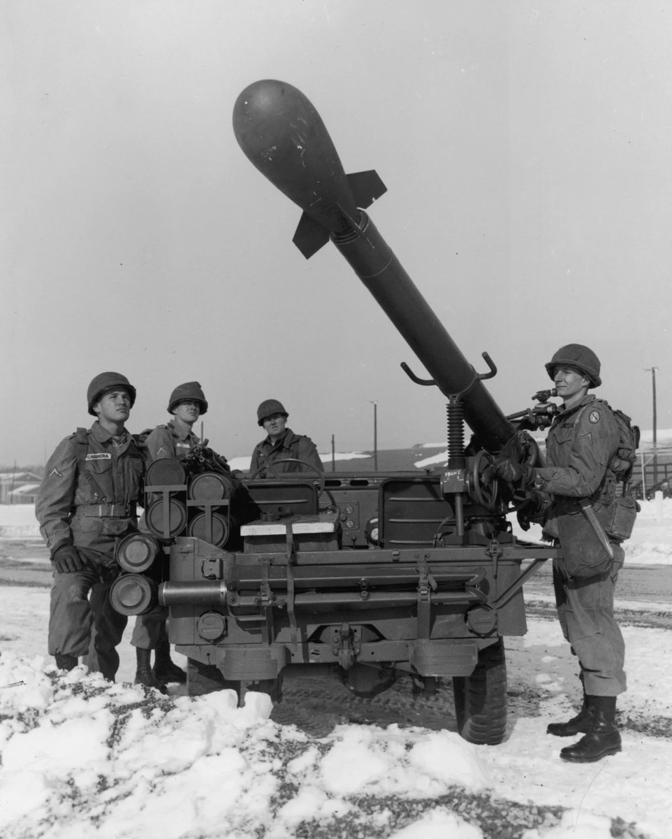 Today's research find, in the form of a question: What's scarier than a bunch of US Army privates tooling around Germany in a jeep loaded with a tactical nuclear weapon?