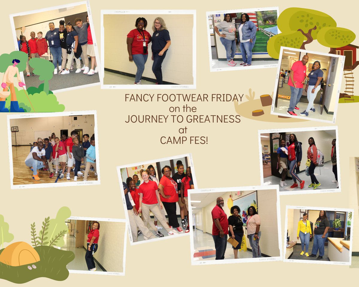 FESstingrays's tweet image. Fancy Footwear Friday on our Journey to Greatness at CAMP FES!