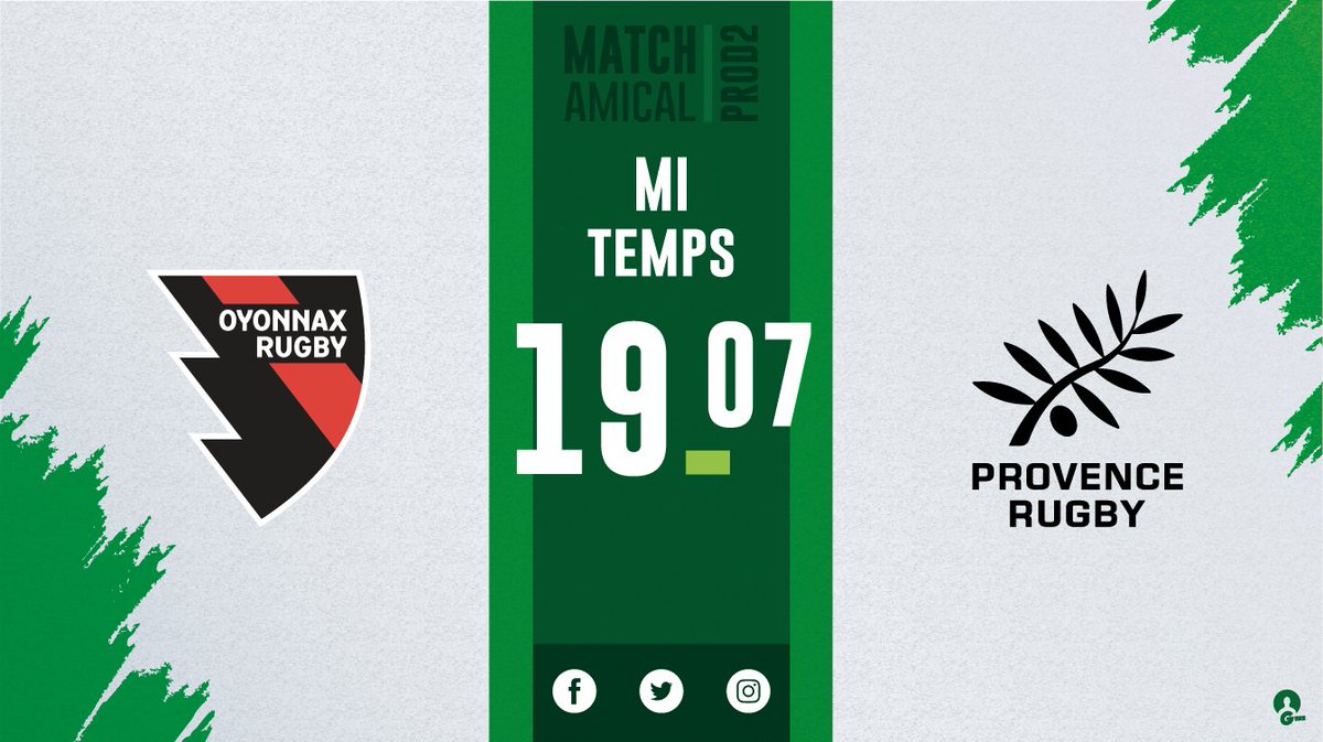 InfosProd2's tweet photo. Mi-temps entre @OyonnaxRugby face Γ @ProvenceRugby #OYOPRO #Rugby #ProD2 #matchamical https://t.co/l22vviKAb7