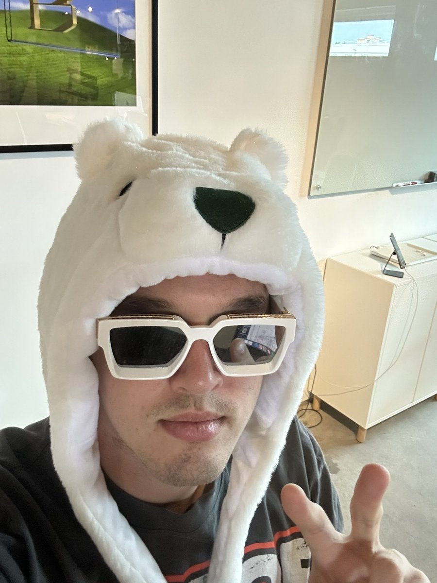 I am my Polar Bear hat Penguin and my Polar Bear hat Penguin is me. #kawaiiseason2024