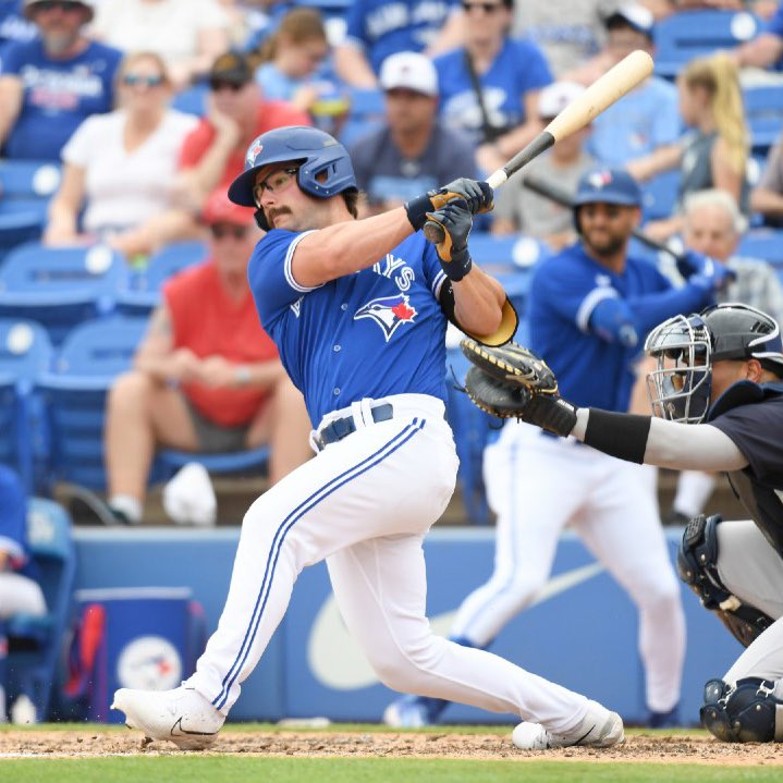 BlueJays's tweet photo. ROSTER MOVES:

🔹 INF Davis Schneider selected to Major League Roster and will be active tonight 

🔹 INF Ernie Clement optioned to Triple-A 

🔹 RHP Jay Jackson reinstated from family medical emergency list

🔹 RHP Thomas Hatch designated for assignment https://t.co/nuoa4B2Fqv
