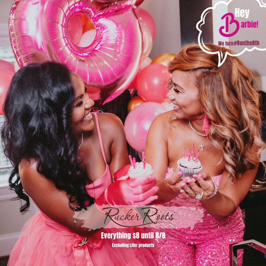 💞IT'S OUR ANNIVERSARY!💞 As a thank you, everything on the site is $8 until 8/8! 

⁠📸: @eyemonea_photography

#8onthe8th #NaturalBeauty #RuckerRoots #naturalingredients #allnatural #haircareroutine #haircaretips #haircarespecialist #haircareproducts #blackownedbusinesses