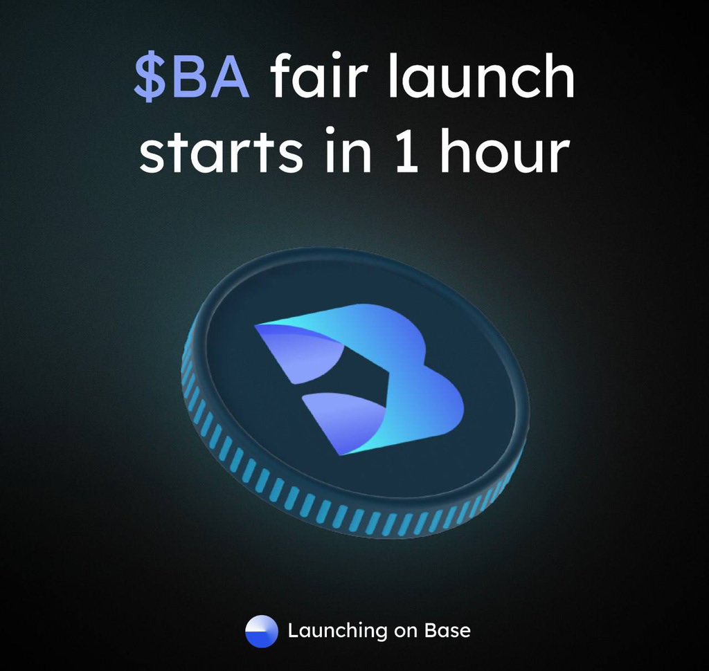 Ez Money (@ezmoneygems) on Twitter photo The $BA sale kicks off in just 60 minutes! ๐คฉ
Be sure not to miss it! Super bullish on $BA especially with all the $Base blockchain hype.
๐ธFind out more: barium.finance
๐ธThe sale begins at 5PM UTC ๐๐ฝ
๐ธgempad.app/presale/0x1a6Fโฆ
@BuildOnBase <a href="/TheGemPad/">๐๐ฒ๐บ๐ฃ๐ฎ๐ฑ</a> #BASE ๐ The $BA sale kicks off in just 60 minutes! ๐คฉ
Be sure not to miss it! Super bullish on $BA especially with all the $Base blockchain hype.
๐ธFind out more: barium.finance
๐ธThe sale begins at 5PM UTC ๐๐ฝ
๐ธgempad.app/presale/0x1a6Fโฆ
@BuildOnBase <a href="/TheGemPad/">๐๐ฒ๐บ๐ฃ๐ฎ๐ฑ</a> #BASE ๐