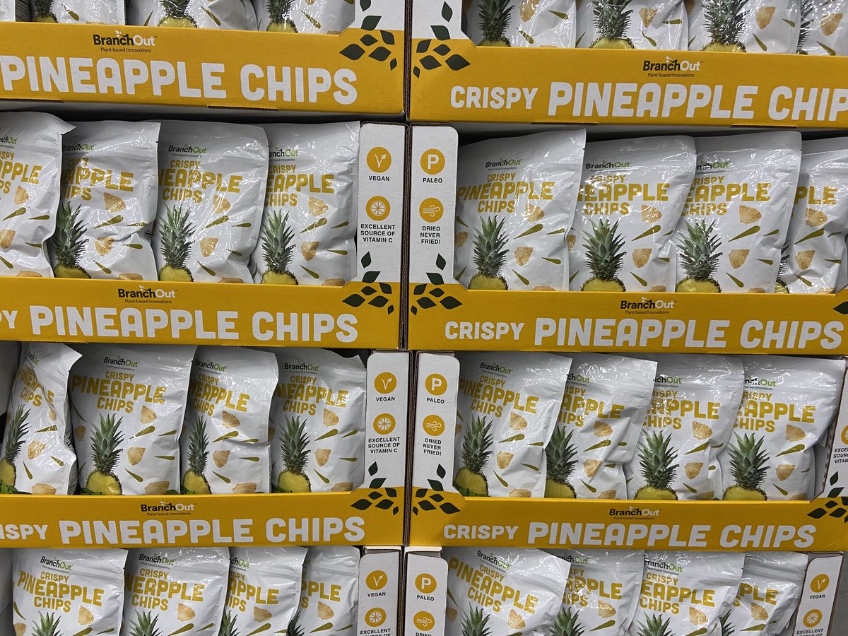 BranchOutSnacks's tweet photo. 🍍 Exciting news for SoCal Costco shoppers!🍍 - BranchOut Pineapple Chips now available August through September, 100% real dried pineapple, single ingredient, no added sugar, crunchy, sweet &amp; delicious! If you're in Southern California, try them at your local Costco! https://t.co/XampDhyvty
