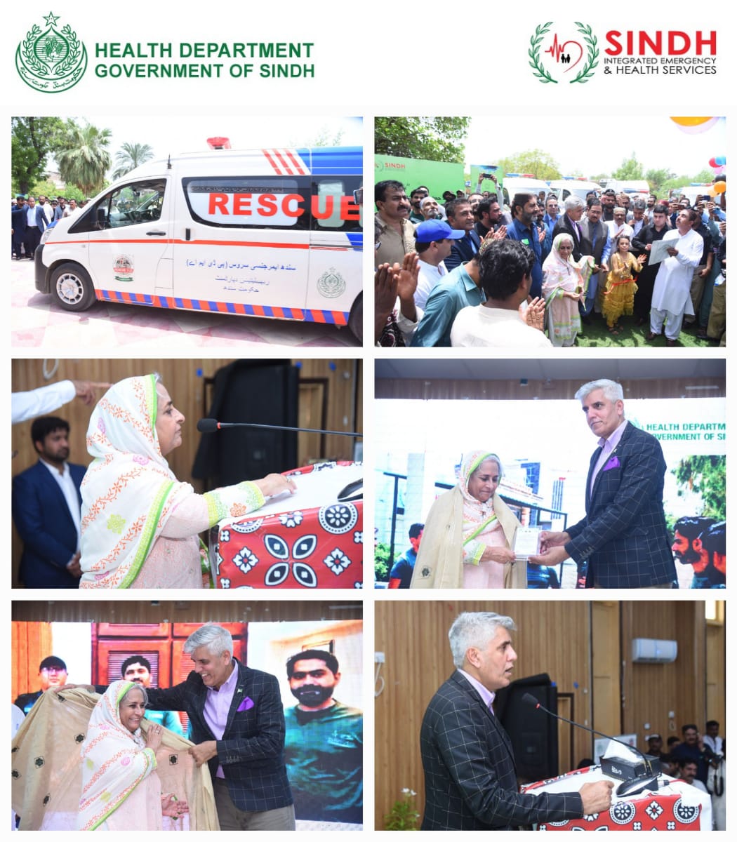 🚑 Exciting news! @AzraPechuho launched 10 new ambulances & a Mortuary Van service in #ShaheedBenazirabad #Sindh. This addition to Rescue 1122's global health coverage will undoubtedly save lives. Thank you @SindhGovt1 for your unwavering support. #Rescue1122 @SindhHealthDpt