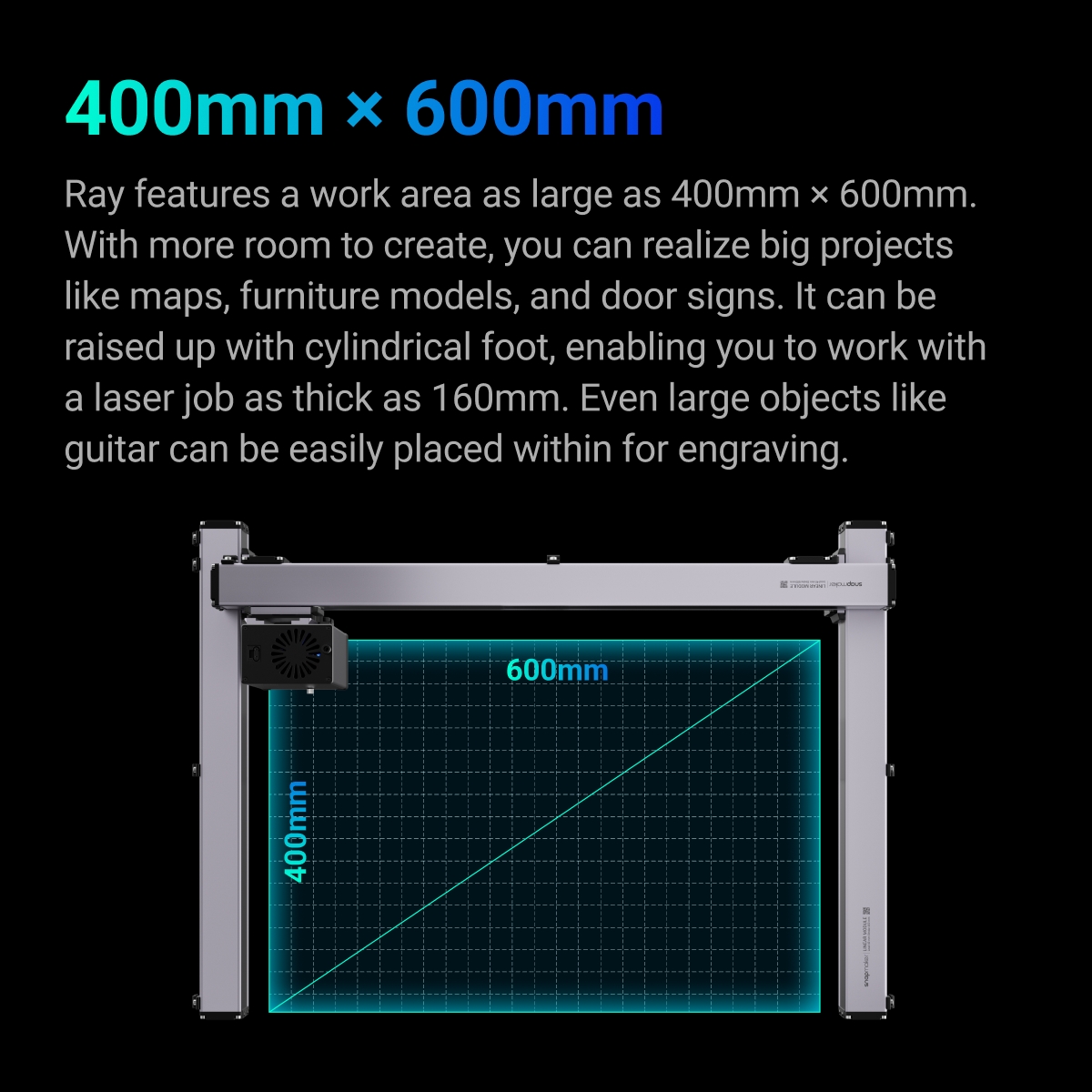 snapmaker's tweet photo. Did you notice the splendid engraving of an eagle in Ray’s preview video? It measures 400mm × 600mm and takes up the whole work area of #SnapmakerRay!
Watch the video: https://t.co/29SlWI1u7w Subscribe to get the first batch of Ray: https://t.co/HAmJCNiRJN https://t.co/H1fJaA6Bhz