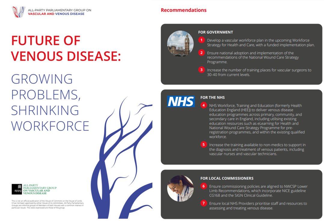 Following the launch of our reports on 'A Vision for Supported Self Care' and the 'Future of Venous Disease' the VVAPPG has been engaging with Government to discuss how we can bring the recommendations forward. Read the reports here: vvappg.com/publications