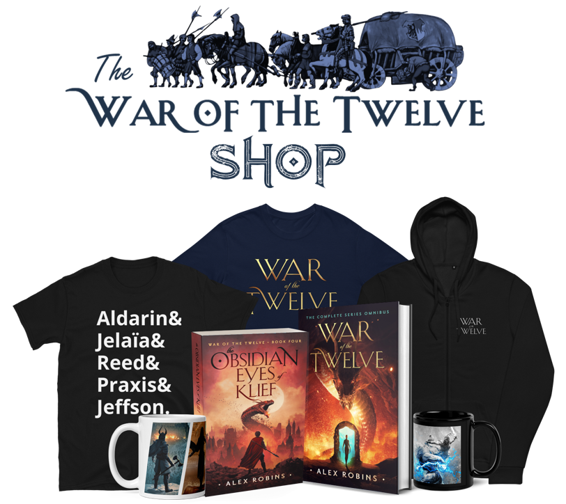 stumbleine44's tweet photo. One thing I have wanted to do ever since the first novel came out was to  offer some book-themed merch and I’m happy to announce the War of the Twelve Shop is now open for business! Newsletter subscribers get 10% off :)
https://t.co/xWmvp0N3wK https://t.co/RVVY7LkS1L