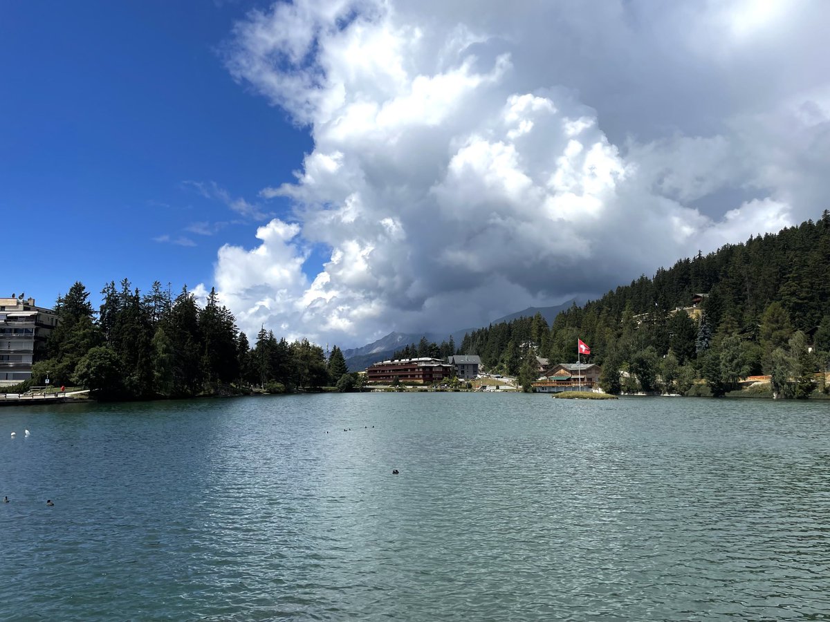 WAEArent's tweet photo. Two different faces in Crans Montana…Rain🌧️ and Shine☀️ https://t.co/FDSD8P311Q