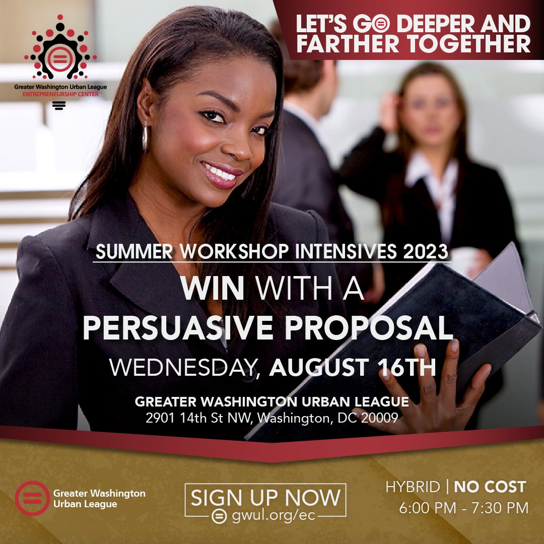 #Entrepreneurs: Reply to that #RFP with confidence! Join our free workshop on August 16th to tap into our relationships with govt insiders, proposal writing experts, &amp; experienced sub &amp; prime contractors to craft compelling bids effectively. Sign up today: ow.ly/Vevf50Pf9Bp