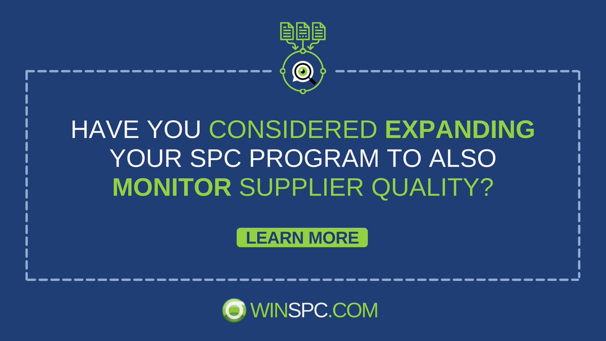 WinSPC's tweet photo. Ensure Supplier Quality Levels And Reduce Defects.
Learn more here: --> https://t.co/eHcZ9d1fqb
#StatisticalProcessControl #LeanManufacturing https://t.co/uJYv0fjqDi