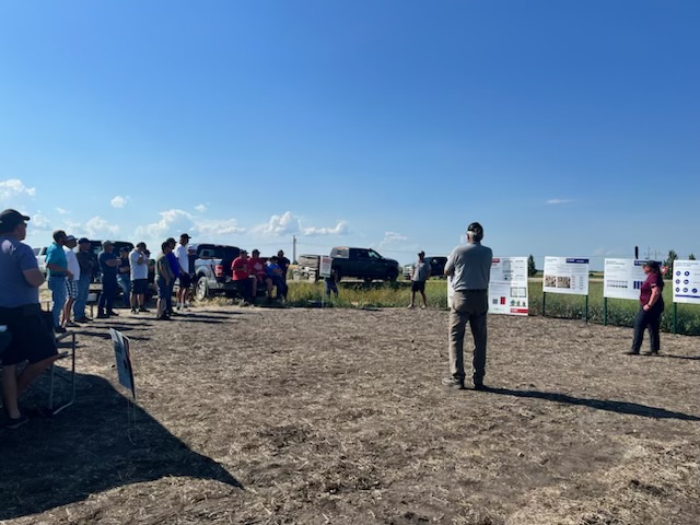 Earlier this week we were happy to team up with #BASF to look at some of their #InVigor canola varieties, seed treatments &amp; fungicides. Thank you to everyone that was able to attend the tour!

#synergyg #rootsyoucancounton #croptour #canola