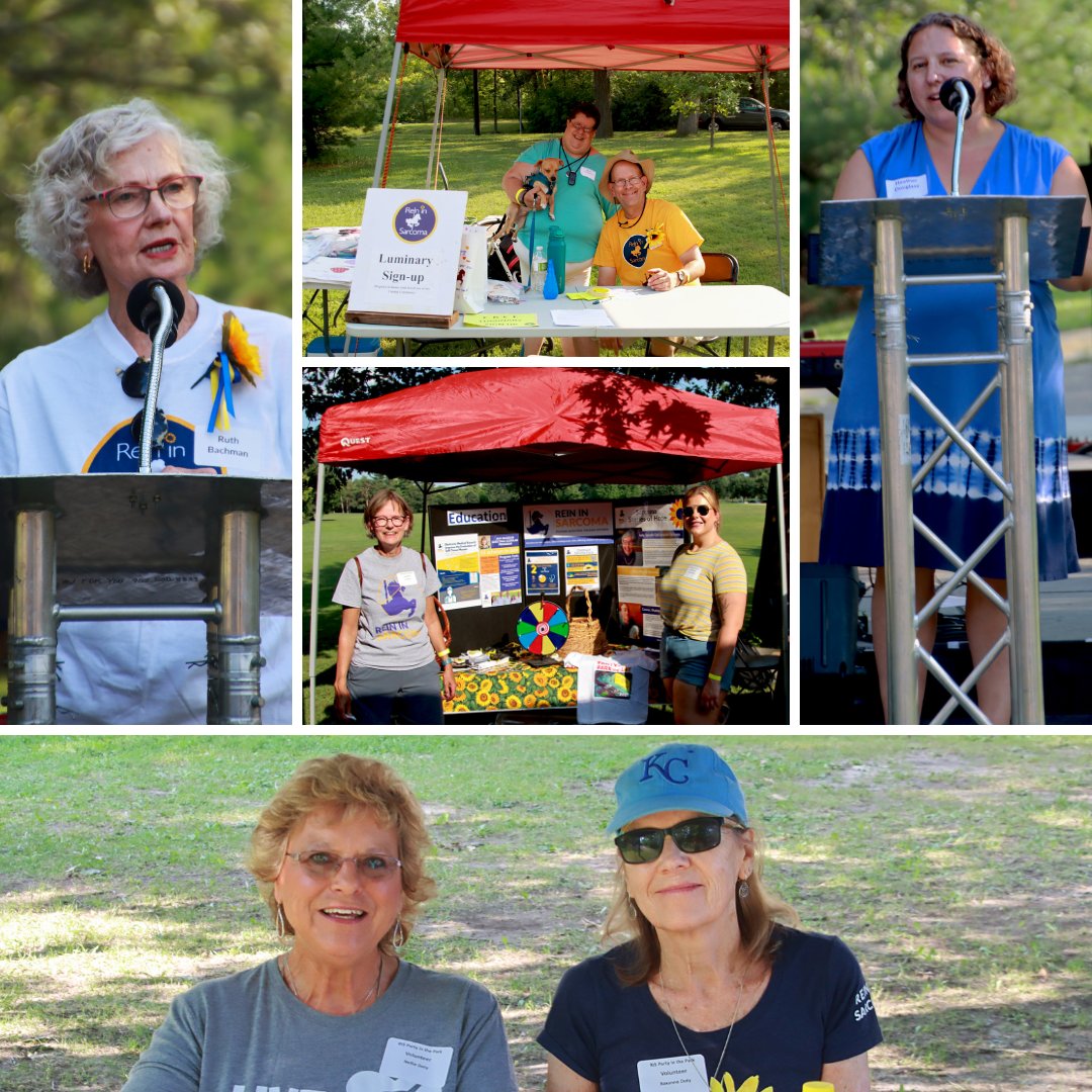 We have THE BEST volunteers! Thank you to all of the volunteers that supported Party in the Park! We could not do it without you! Your time and talents are greatly appreciated!!

#volunteers
#sarcomacancer
#sacomasupport
#reininsarcoma