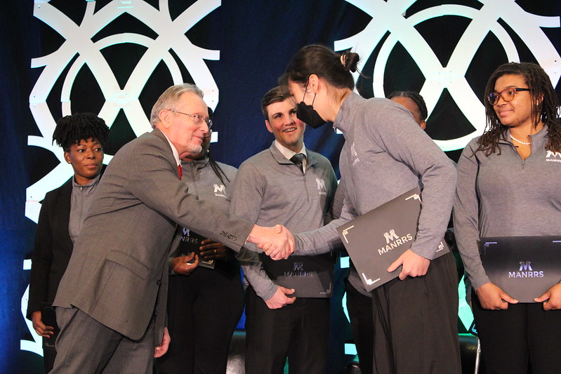 NASDAnews's tweet image. In 2022 and 2023, @NASDAFoundation and @NationalMANRRSpresented Ag Policy Summit participants with scholarships to aid with costs when accepting an internship or job in #agriculture, helping to remove barriers to entering the #agworkforce. #WorkInAg nasda.org/agriculture-po…