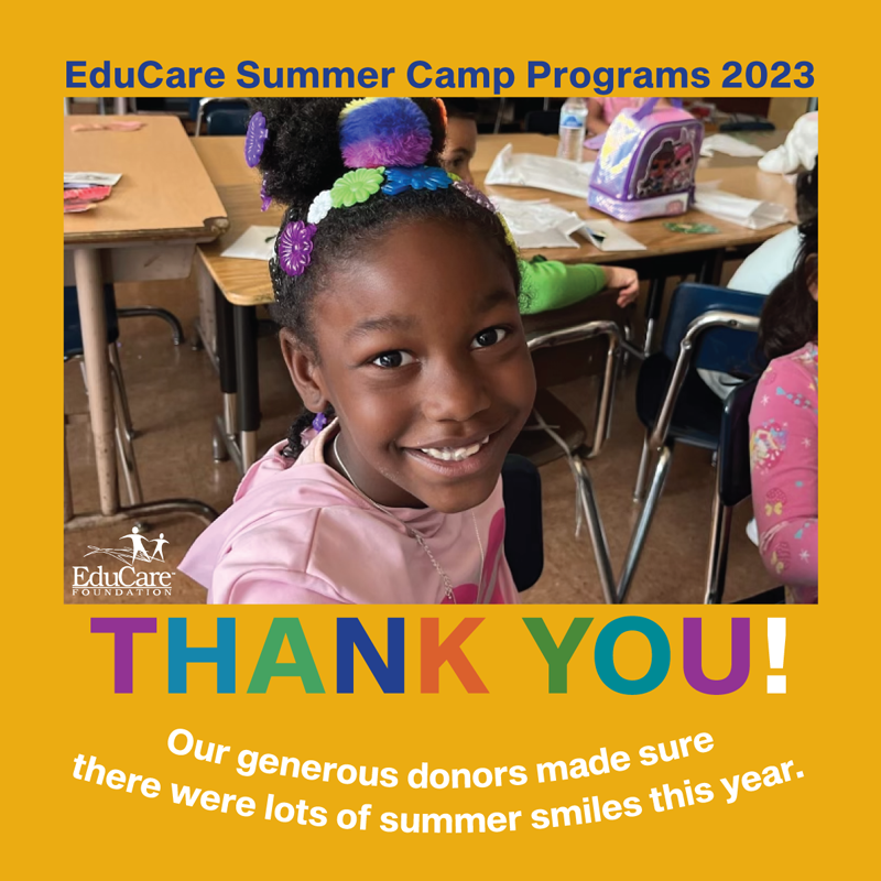 educare_fdn's tweet photo. Our generous donors, including the Gary Saltz Foundation, helped us to create a joyful summer for thousands of young people – thank you! https://t.co/ClhRPsK4nL
#SummerPrograms  #EduCare  #Afterschool https://t.co/V5C5hpeVub
