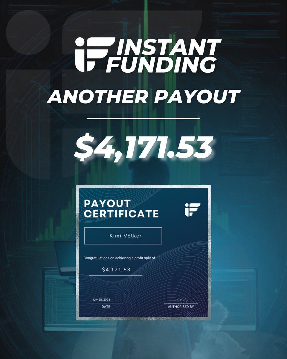 InstantFunding_'s tweet photo. Another Payouts & Another Giveaway🎉

$12,500 Challenge
👇To Enter:
1. Retweet
2.Comment your number one suggestion for us as a prop firm🔥 

We'd love to hear from you 🧠