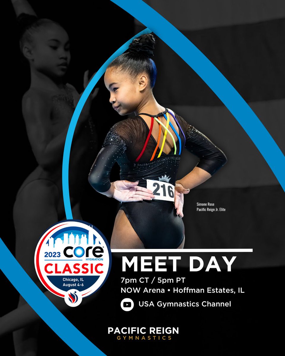 pacificreign's tweet photo. In the words of Taylor Swift โฆ are you ready for it?
๐คธ๐พโโ๏ธCore Hydration Classic
๐Hoffman Estates, IL
๐๏ธ NOW Arena
โฐ 7pm CT / 5pm PT
๐ฅ Watch on @usagym YouTube Channel
#CoreClassic | #SimoneRose๐น๐ฅ https://t.co/gm7mrSrRTy