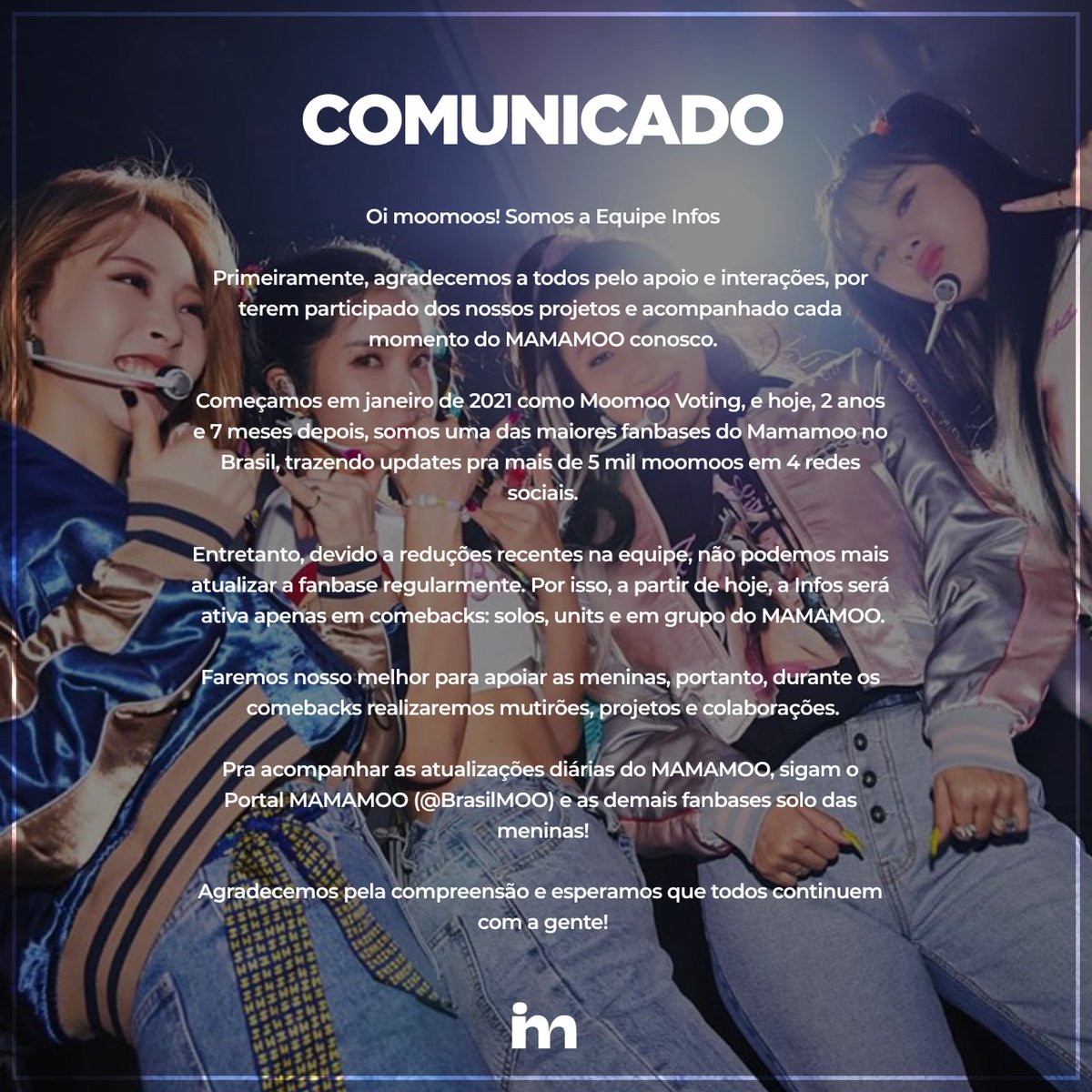 Infos MAMAMOO tweet media
