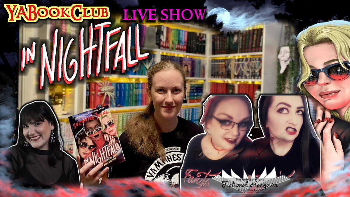 The YA Book Club live show for In Nightfall is tonight at 7:30pm BST. Can’t wait to discuss this one!

Set a reminder and join us here: 

youtube.com/live/bpOH4pHRt…