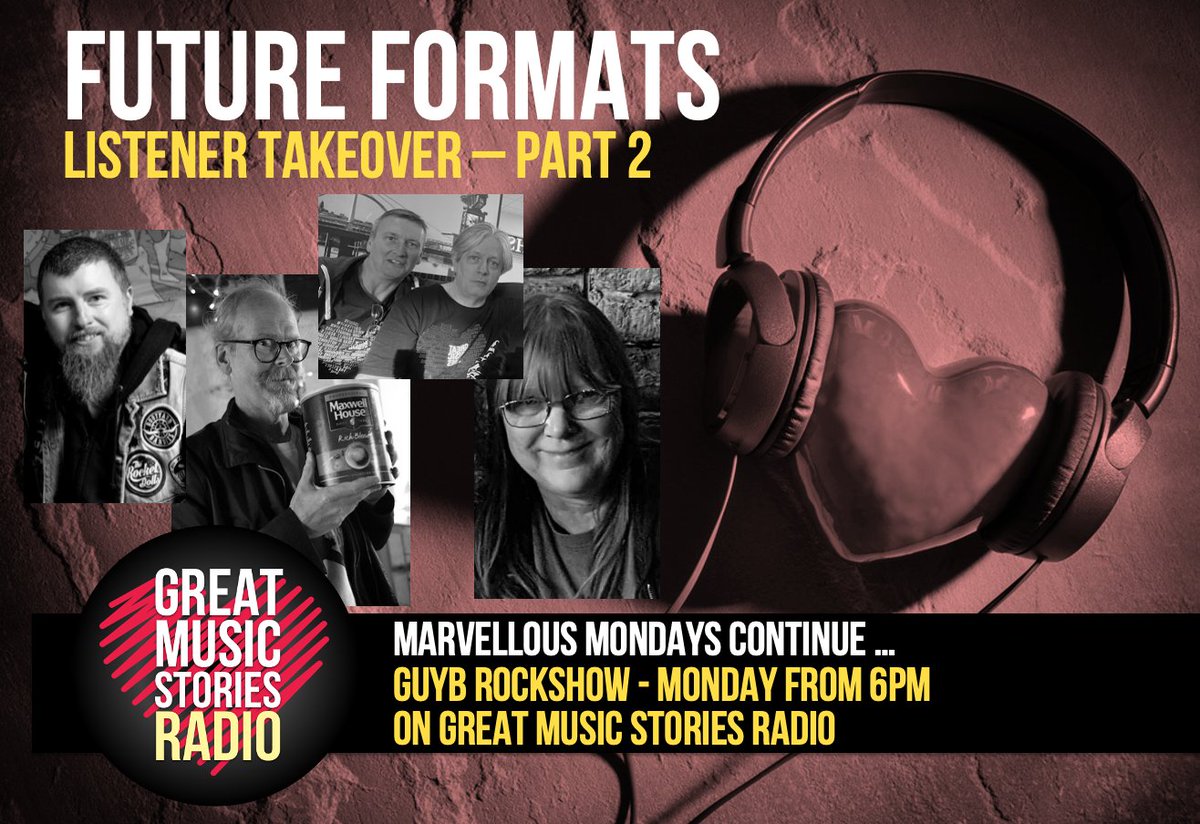 GuyB_rockshow's tweet photo. Future Formats: On Monday's rock show, we're into week 11 of this inspiring series - and we have the music fans in charge once again. A chance for the bands to listen in. Chats with @RyanLake87 @darealKent @jaydee_97 @EricDuvet and Simon @loverocksfest on the way x https://t.co/webeJBQ9nS