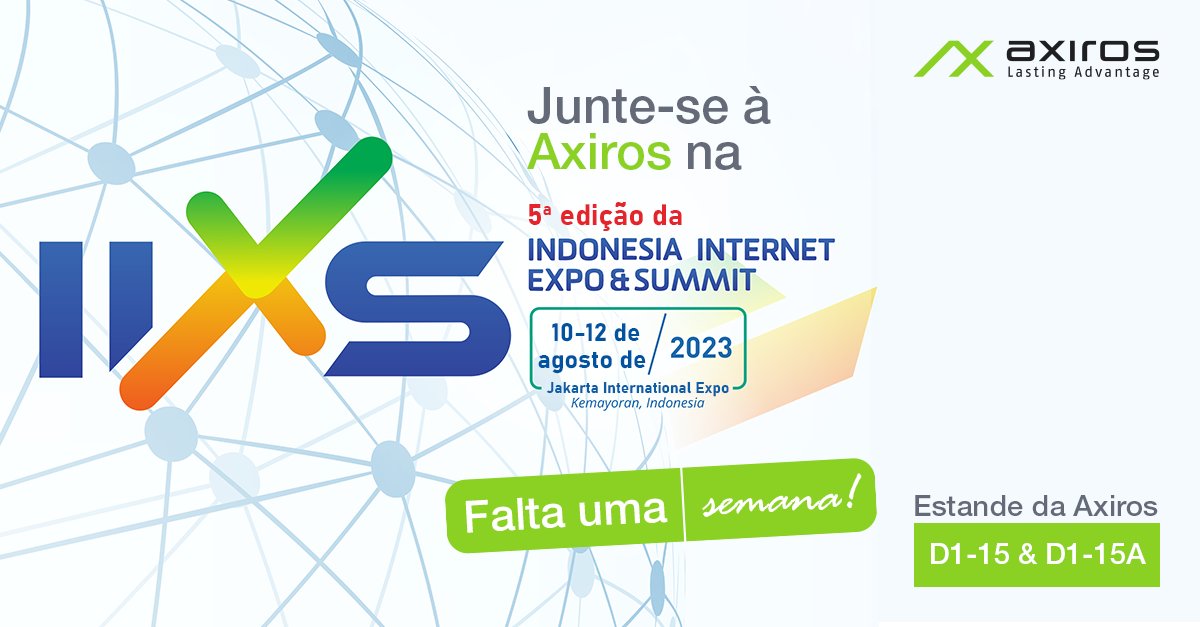 [Eventos] Anunciamos nossa participação na Indonesia Internet Expo &amp; Summit

📅 10-12 de agosto de 2023
📍 Estande D1-15 e D1-15A na Jakarta International Expo

Projetado para a indústria de Tecnologia da Informação e indústrias conectadas à Internet.
➡️ow.ly/ILgB50PqJVr