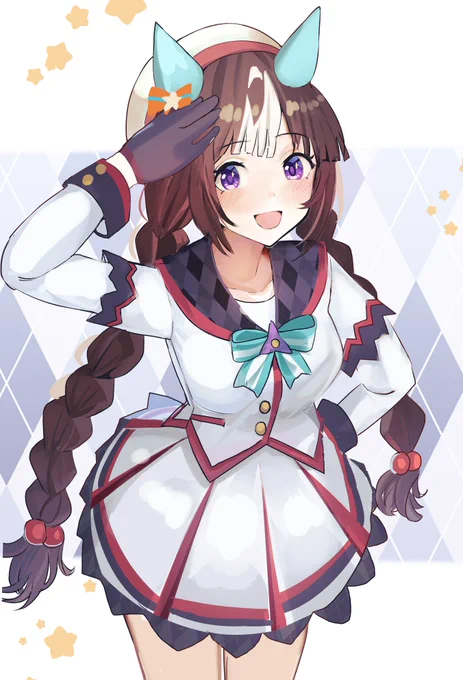 #ウマ娘はるか昔すぎて誰からリクエストされたか忘れてしまった描いたことないウマ娘リク絵…ホッコータルマエ 