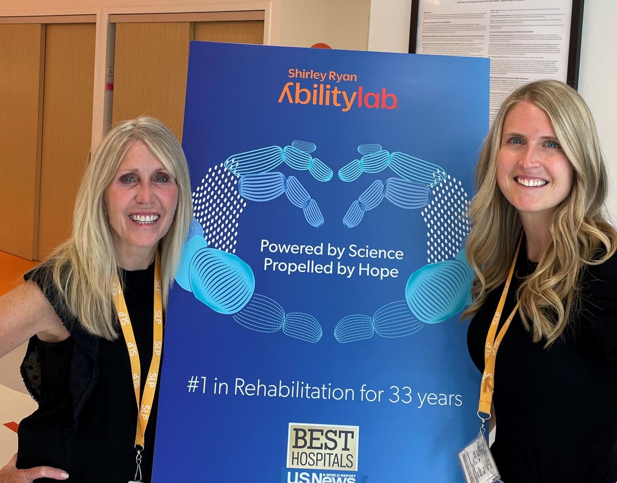 rehab_outcomes's tweet photo. Thank you to Barbara Nemec and Brittany Animagi, SLPs at the @AbilityLab Homewood DayRehab Center! They recorded a few #MeasureOfTheWeek videos highlighting instruments in the Rehabilitation Measures Database. You'll have to check on Thursdays to see which ones they picked! https://t.co/2LlYXS4Yjl
