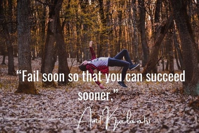Fail soon so that you can succeed sooner.” 

~ Amit Kalantri 
Best Growth Mindset Quotes | Mr. Cheat Code buff.ly/3zMmvzT