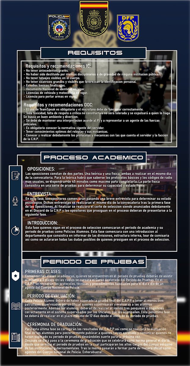 RadicalLiferp's tweet photo. ¿Os gustaría pertenecer a la C.N.P. y ser parte del G.E.O.? 

En caso de que sea que si, os informamos que las oposiciones están abiertas para formar parte de la Policía Nacional.

https://t.co/IXckzNjLwF https://t.co/reFM3hKx9N